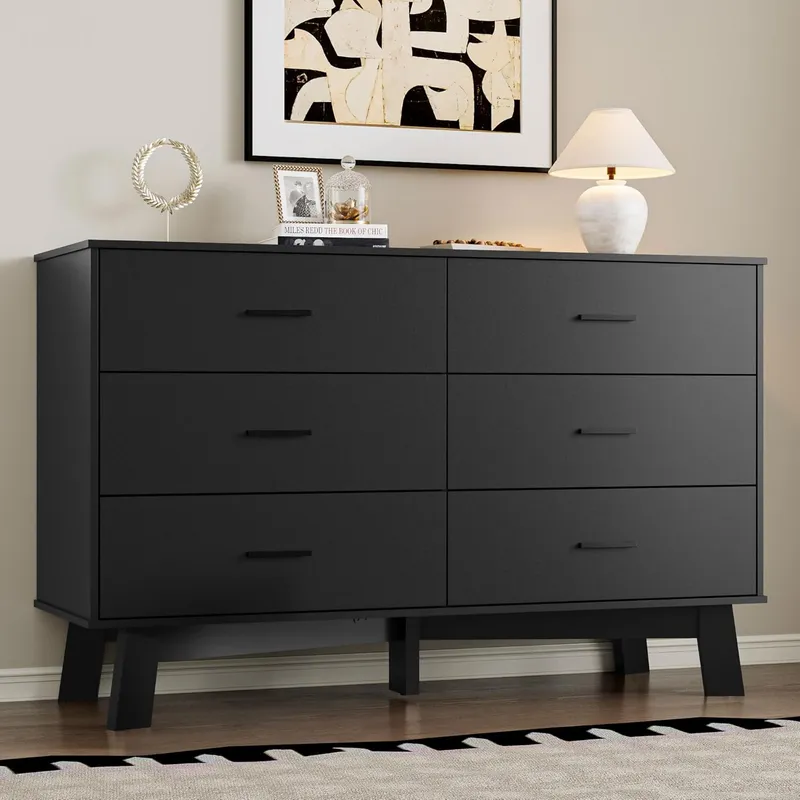 BORNOON Dresser for Bedroom with 6-Drawer